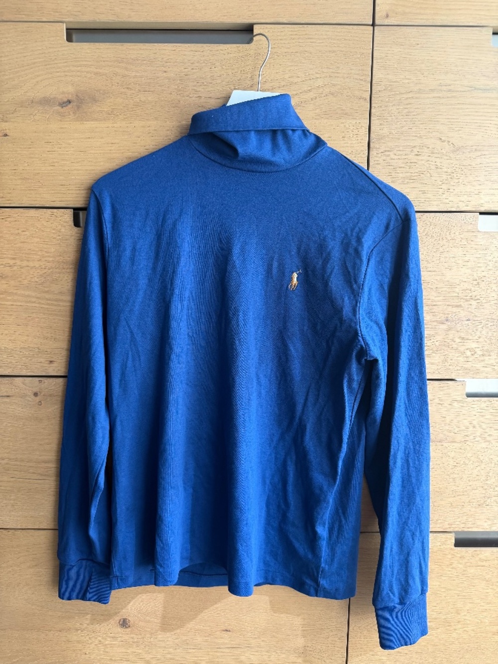 Polo Ralph Lauren Soft Cotton Turtleneck Long Sleeve Royal Blue Men’s Size M